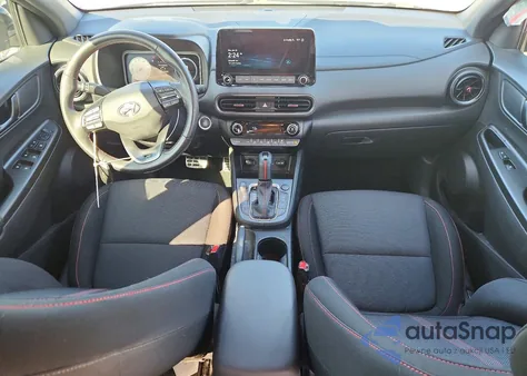 2023 Hyundai Kona N Line из США, поврежденный, VIN KM8K33A37PU930082